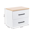 Gabinete para Banheiro 52x60x50cm Branco Guadalupe Darabas Agardi