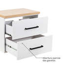 Gabinete para Banheiro 52x60x50cm Branco Guadalupe Darabas Agardi