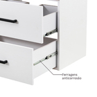 Gabinete para Banheiro 52x60x50cm Branco Guadalupe Darabas Agardi