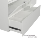 Gabinete para Banheiro 52x80x45cm Branco Sisco Venturi