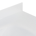 Gabinete para Banheiro com Cuba 53x80x46cm Marrom e Branco Mireille Bergan