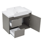 Gabinete para Banheiro 54x78x42cm Grigio Valentina Fabribam