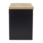 Gabinete para Banheiro 55x70x41cm Preto Amsterdã 70 Darabas Agardi