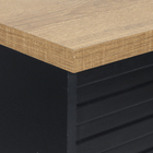 Gabinete para Banheiro 55x70x41cm Preto Amsterdã 70 Darabas Agardi