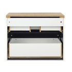 Gabinete para Banheiro 55x70x41cm Preto Amsterdã 70 Darabas Agardi
