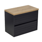 Gabinete para Banheiro 55x70x41cm Preto Amsterdã 70 Darabas Agardi