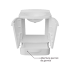 Gabinete para Banheiro com Cuba 58x32x45cm Branco Fit Astra