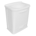 Gabinete para Banheiro com Cuba 58x32x45cm Branco Fit Astra