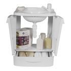 Gabinete para Banheiro 58x32x45cm Polipropileno Branco Fit Astra