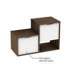 Gabinete para Banheiro 59x90x42cm Terracota Capri Darabas Agardi