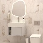 Gabinete Para Banheiro 60 Cm Florence Branco