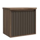 Gabinete Para Banheiro 60cm 1 Porta 1 Gaveta Alice  Marrom