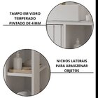Gabinete Para Banheiro 60cm Com 1 Porta 2 Nichos E Cuba De So