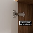 Gabinete Para Banheiro 60cm Com Pés Sem Cuba 1 Porta Ghana Br