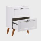 Gabinete Para Banheiro 60cm Retro Mdf Branco Milano - On Móve