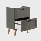 Gabinete Para Banheiro 60cm Retro Mdf Verde Milano - On Móveis