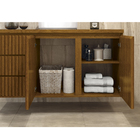 Gabinete para Banheiro 60x120x40cm Freijó Intenso Astral Design