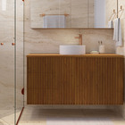 Gabinete para Banheiro 60x120x40cm Freijó Intenso Astral Design