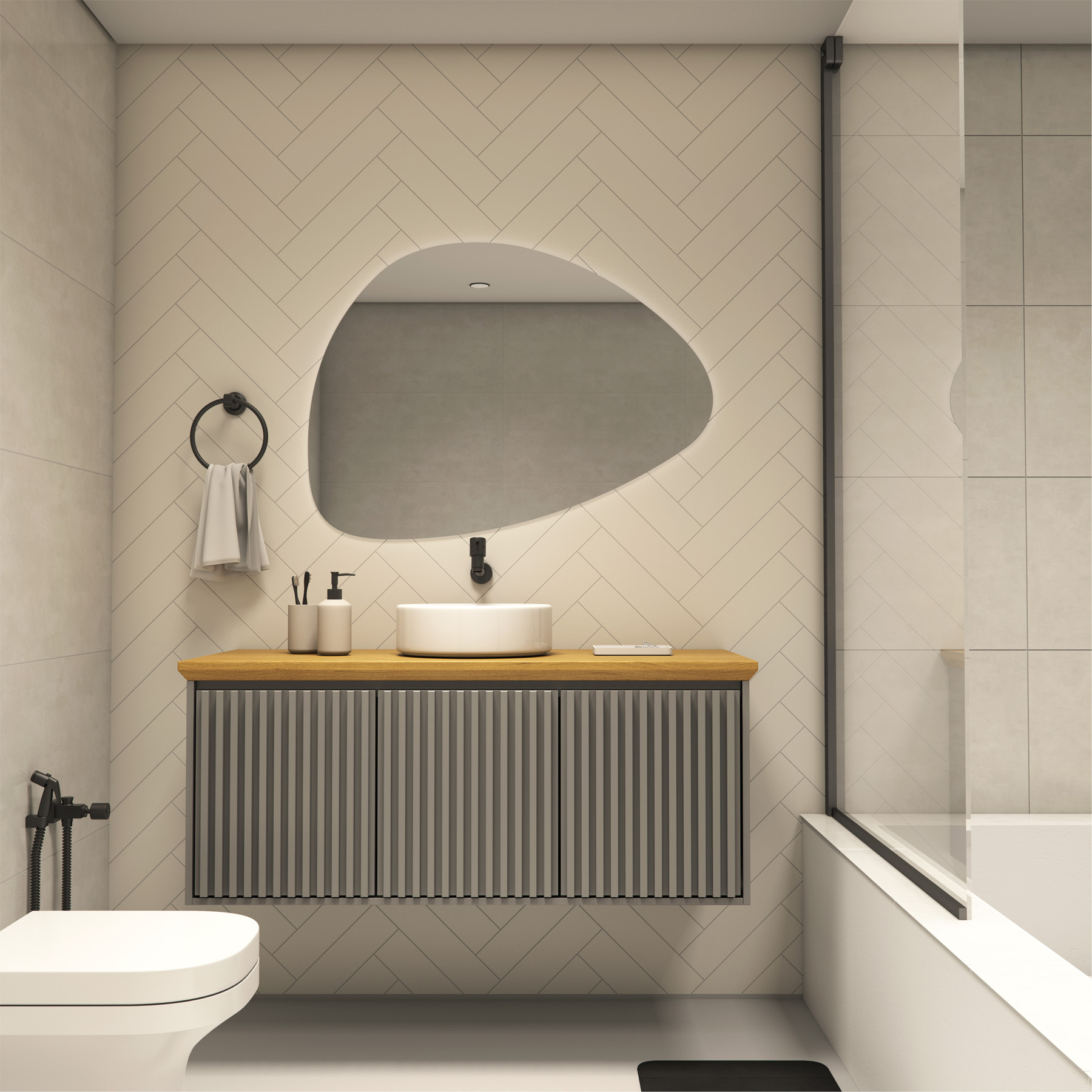 Em meio aos diversos benefícios de se ter um gabinete em seu banheiro, a principal é ter um ambiente completo, melhor decorado e mais sofisticado, elevando o nível da decoração do seu banheiro.