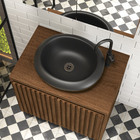 Gabinete para Banheiro 60x47x40cm Ripado Freijó Astral Design