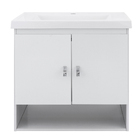 Gabinete para Banheiro com Cuba 60x60x38cm Branco New Sicmol