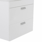 Gabinete para Banheiro com Cuba 60x72x45cm Branco Debba Roca