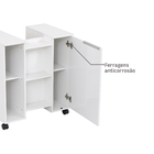 Gabinete para Banheiro 61,5x53,3x37,5cm Branco Pequin Bechara