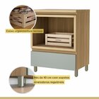 Gabinete Para Banheiro 70cm 1 Gaveta Com Caixa Organizadora R