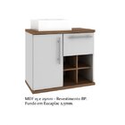 Gabinete Para Banheiro 70cm Com Cuba E Espelheira Veneza  Bra