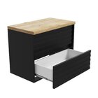 Gabinete Para Banheiro 70cm Jade  Preto