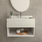 Gabinete para Banheiro 70x40x52cm Branco Luce Bergan