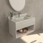 Gabinete para Banheiro 70x40x52cm Branco Luce Bergan