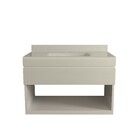 Gabinete para Banheiro 70x40x52cm Branco Luce Bergan