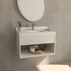 Gabinete para Banheiro 70x40x52cm Branco Luce Bergan