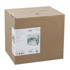 Gabinete para Banheiro com Cuba 71x62,5x46cm Incolor e Cromado Master Cris Metal