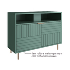 Gabinete para Banheiro 75x100x40cm Verde Groove Artemobili