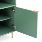 Gabinete para Banheiro 75x100x40cm Verde Groove Artemobili