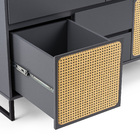 Gabinete para Banheiro 75x120x50cm Grafite Origem Artemobili