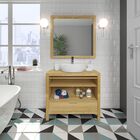 Gabinete para Banheiro 75x85x39cm Carvalho Eterno Artemobili