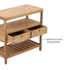 Gabinete para Banheiro 76x80x38cm Jatobá Montreal Astral Design