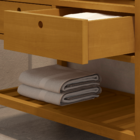 Gabinete para Banheiro 76x80x38cm Jatobá Montreal Astral Design