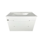 Gabinete para Banheiro com Cuba 79,5x43x52,5cm Grafite Jazz Mazzu
