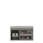 Gabinete Para Banheiro 79cm X 50cm Califórnia 80 Cimento