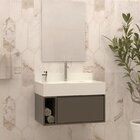 Gabinete Para Banheiro 80 Cm Florence Preto