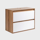 Gabinete Para Banheiro 80cm Mdf Freijo Dubai - On Móveis