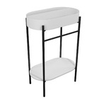 Gabinete para Banheiro 87,9x60x45cm Preto e Branco Di France Venturi
