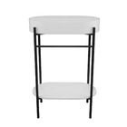 Gabinete para Banheiro 87,9x60x45cm Preto e Branco Di France Venturi