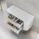 Gabinete Para Banheiro Alice 1 Metro Com Pés - Fabribam Branco