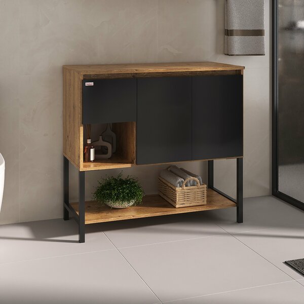 Gabinete Para Banheiro Apollo 90 Com Pés - Fabribam Antiqua/p