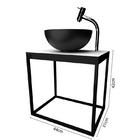 Gabinete Para Banheiro Armário Suspenso Estilo Industrial Sus